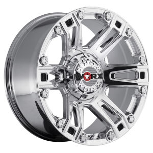 Beast 5/6 - 803V - Bright PVD Chrome - Covers Lug Nuts